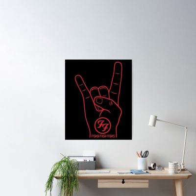 The Metal Horn Hand Poster Official Foo Fighters Merch