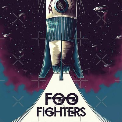 Therocketisready Foo Fighters Fighter, Foo Fighters Fighter,Foo Fighters Fighter,Foo Fighters Fighter, Foo Fighters Fighter,Foo Fighters Fighter Poster Tote Bag Official Foo Fighters Merch