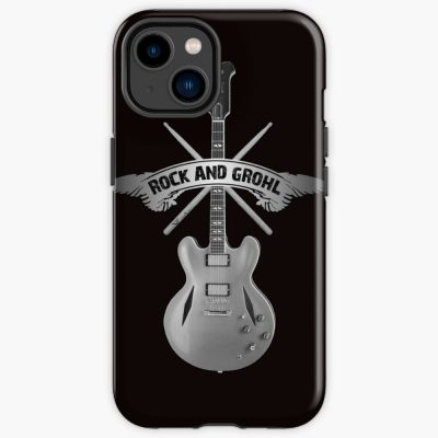 Rock And Grohl Awesome Drumstick & Guitar Original Design! Iphone Case Official Foo Fighters Merch