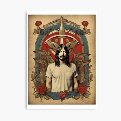 Vintage Foo Fighters Poster Official Foo Fighters Merch