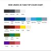 tank top color chart 1 - Foo Fighters Shop