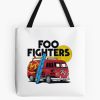 Graduation Bear Foo Fighters Vinyl Foo Fighters Records Tote Bag Official Foo Fighters Merch