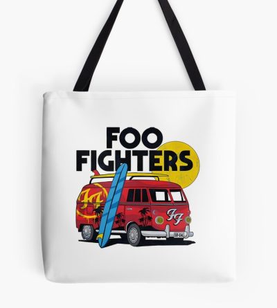 Graduation Bear Foo Fighters Vinyl Foo Fighters Records Tote Bag Official Foo Fighters Merch