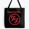 Red Letter And Word Tote Bag Official Foo Fighters Merch