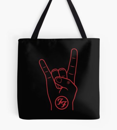 Red Horn Hand Tote Bag Official Foo Fighters Merch