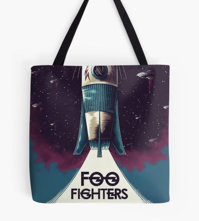 Therocketisready Foo Fighters Fighter, Foo Fighters Fighter,Foo Fighters Fighter,Foo Fighters Fighter, Foo Fighters Fighter,Foo Fighters Fighter Poster Tote Bag Official Foo Fighters Merch