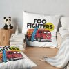 Graduation Bear Foo Fighters Vinyl Foo Fighters Records Throw Pillow Official Foo Fighters Merch