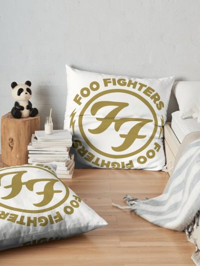 Foo Fighters Throw Pillow Official Foo Fighters Merch