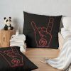 The Metal Horn Hand Throw Pillow Official Foo Fighters Merch