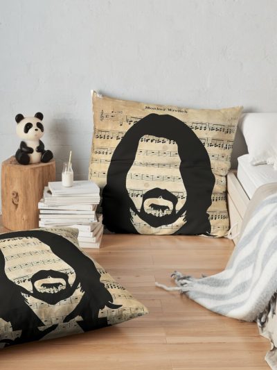 Thebrownface Foo Fighters Fighter, Foo Fighters Fighter,Foo Fighters Fighter,Foo Fighters Fighter, Foo Fighters Fighter,Foo Fighters Fighter Poster Throw Pillow Official Foo Fighters Merch