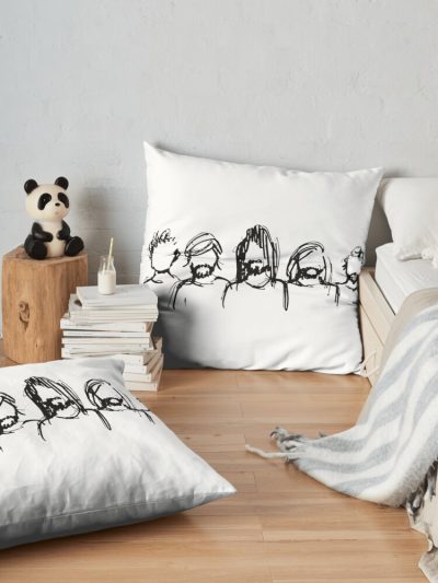 The Prtender Throw Pillow Official Foo Fighters Merch