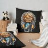 Fighters Sticker Logo Throw Pillow Official Foo Fighters Merch