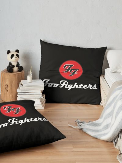 Funny CartoonFoo Fighters Foo Fighters Foo Fighters Foo Fighters ,Foo Fighters Foo Fighters Foo Fighters Throw Pillow Official Foo Fighters Merch