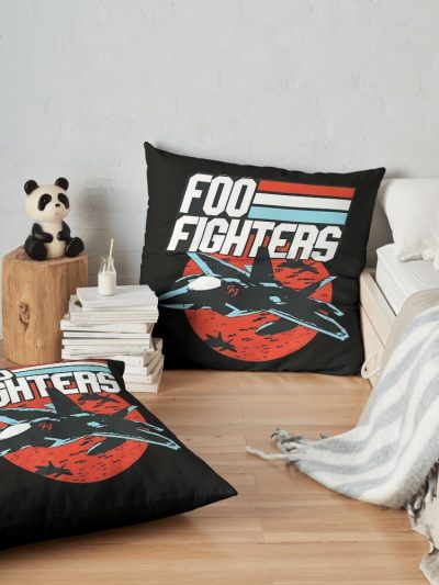 Imaginary WorldFoo Fighters Foo Fighters Foo Fighters Foo Fighters ,Foo Fighters Foo Fighters Foo Fighters Throw Pillow Official Foo Fighters Merch