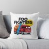 Graduation Bear Foo Fighters Vinyl Foo Fighters Records Throw Pillow Official Foo Fighters Merch