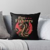 WhimsicalFoo Fighters Foo Fighters Foo Fighters Foo Fighters ,Foo Fighters Foo Fighters Foo Fighters Throw Pillow Official Foo Fighters Merch