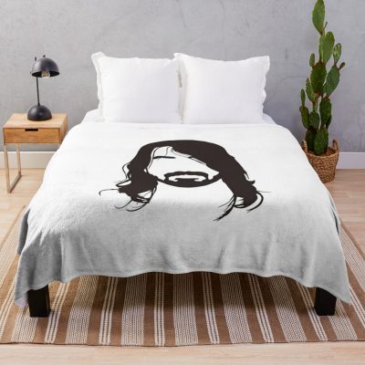 Hiddens Daave Groohl Faces Throw Blanket Official Foo Fighters Merch