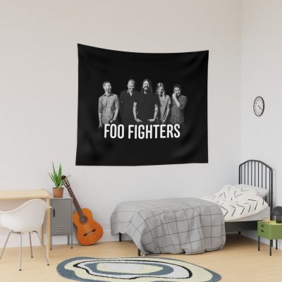 Foo Band Classic Logo Fighters Tapestry Official Foo Fighters Merch