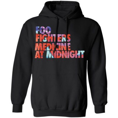 Foo Fighters Merch Stacked Album Hoodie